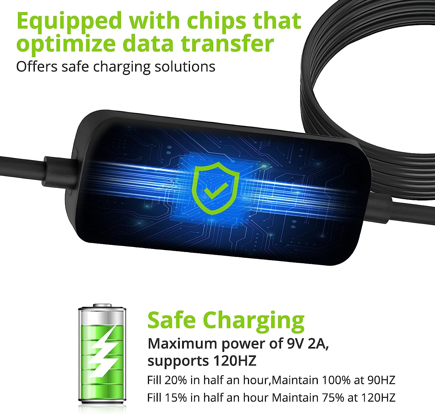 LiNKFOR 16FT Oculus Link Cable for Quest 2 /Pro/Pico 4 with Separate Charging Port for Unlimited 120HZ PC/Steam VR Playtime USB 3.0 Type A to C Cable for Oculus Quest Headset to a Gaming PC