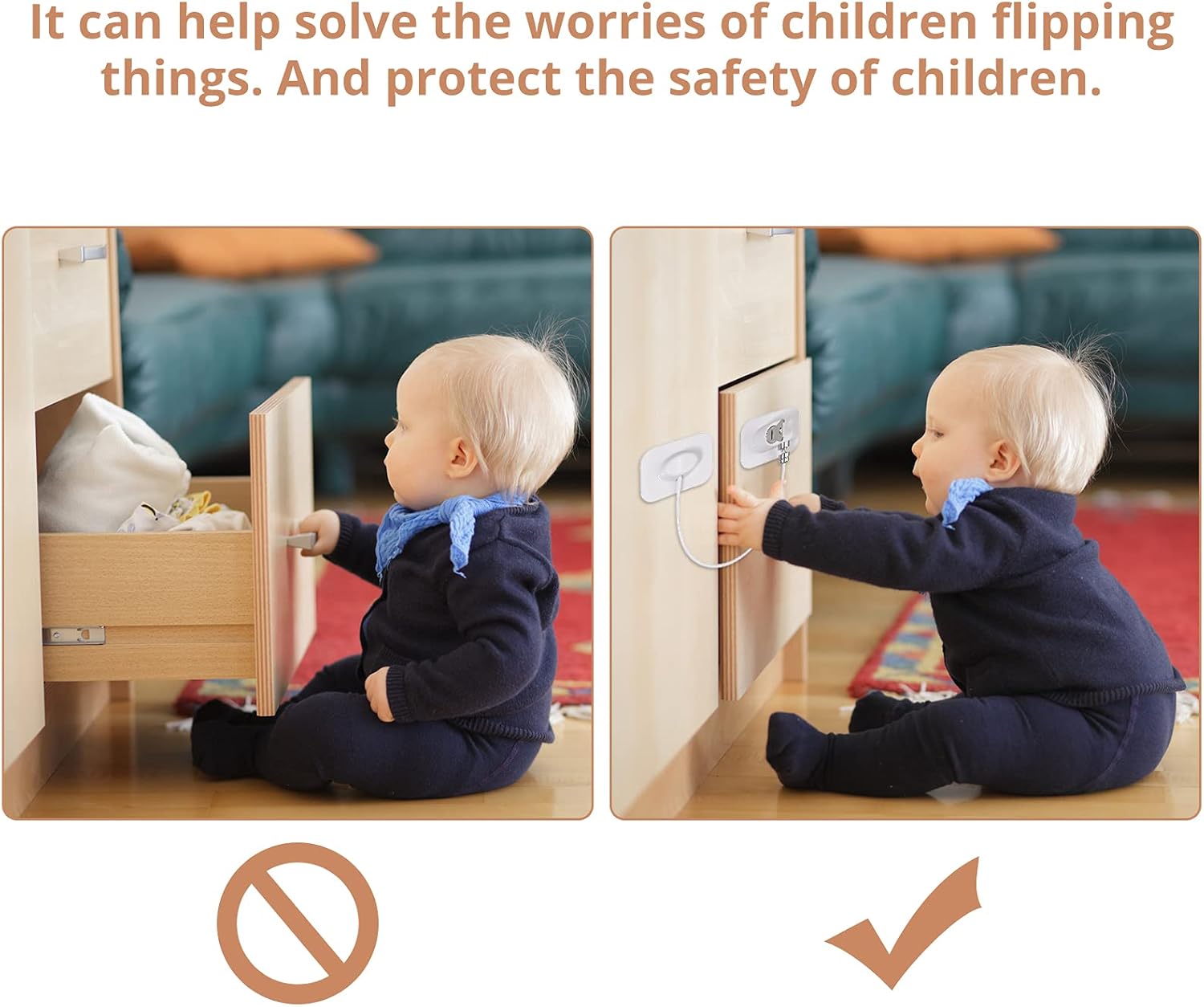 Linkfor KPTHM898 Refrigerator Lock Refrigerator, White, Pack of 2 (1 Piece)