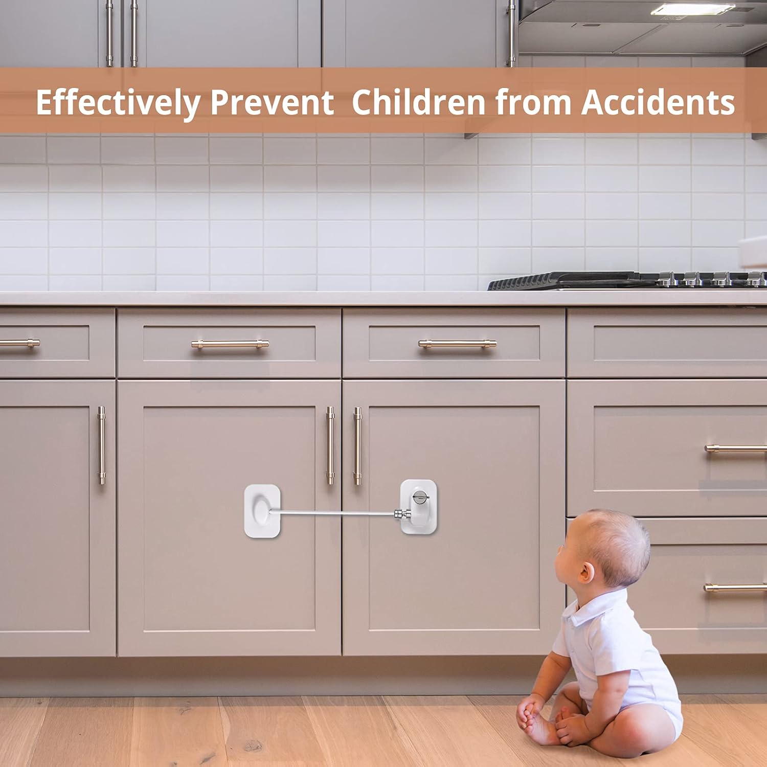 Linkfor KPTHM898 Refrigerator Lock Refrigerator, White, Pack of 2 (1 Piece)