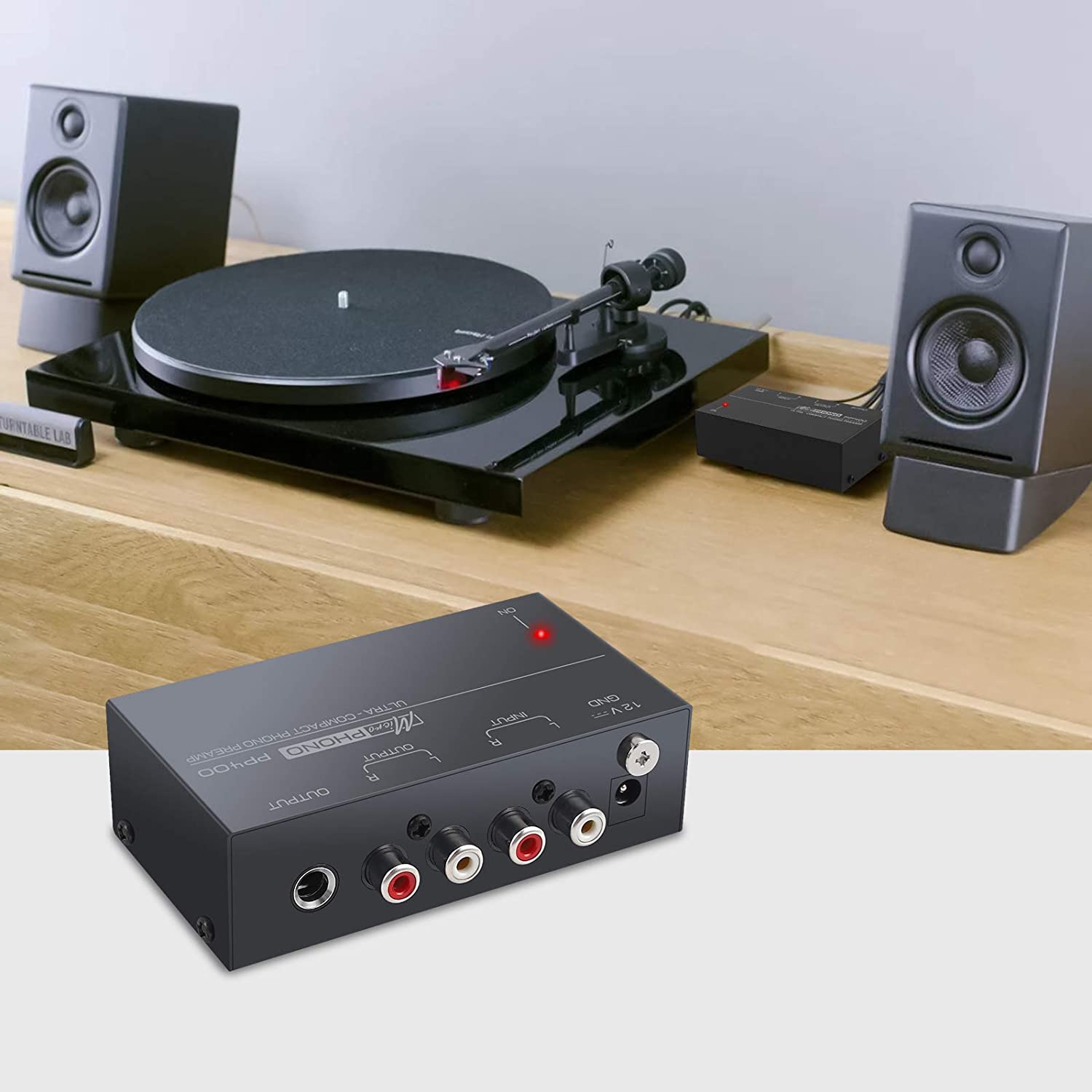 LiNKFOR Phono Preamplifier PP400 Phono Preamp Preamplifier