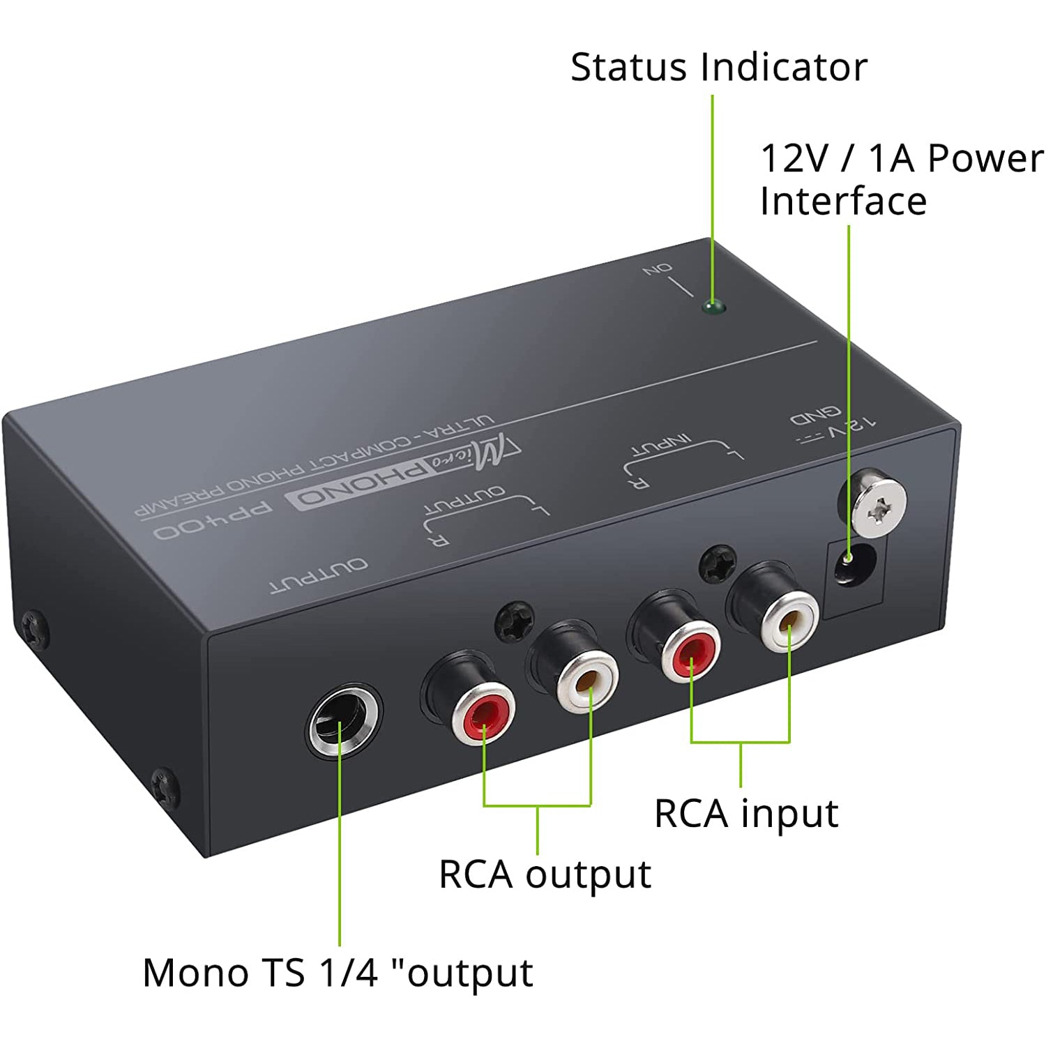 LiNKFOR Phono Preamplifier PP400 Phono Preamp Preamplifier