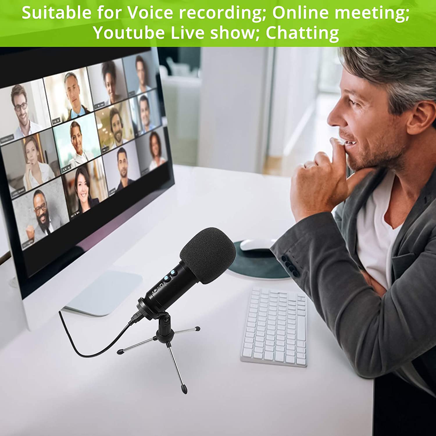 LiNKFOR USB Condenser Recording Microphone