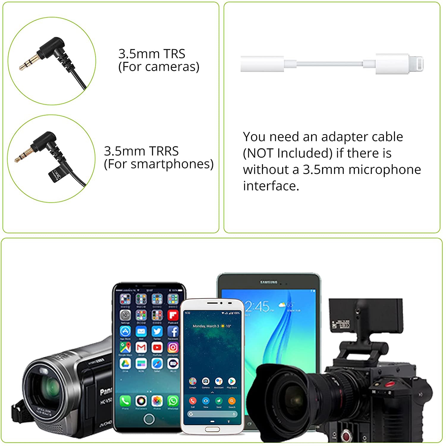 LiNKFOR Camera Microphone with Shock Mount Video Microphone