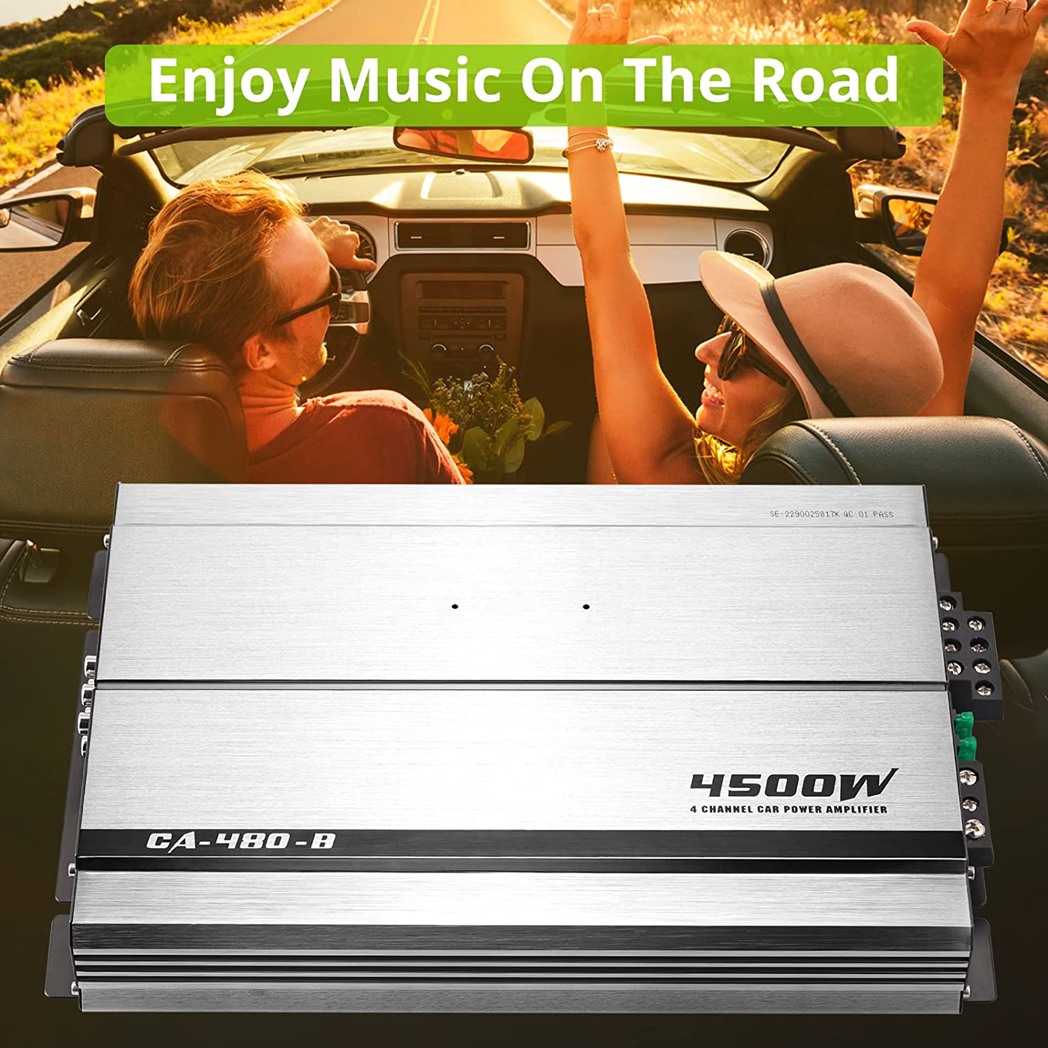 LiNKFOR 4 Channel Car Audio Amplifier