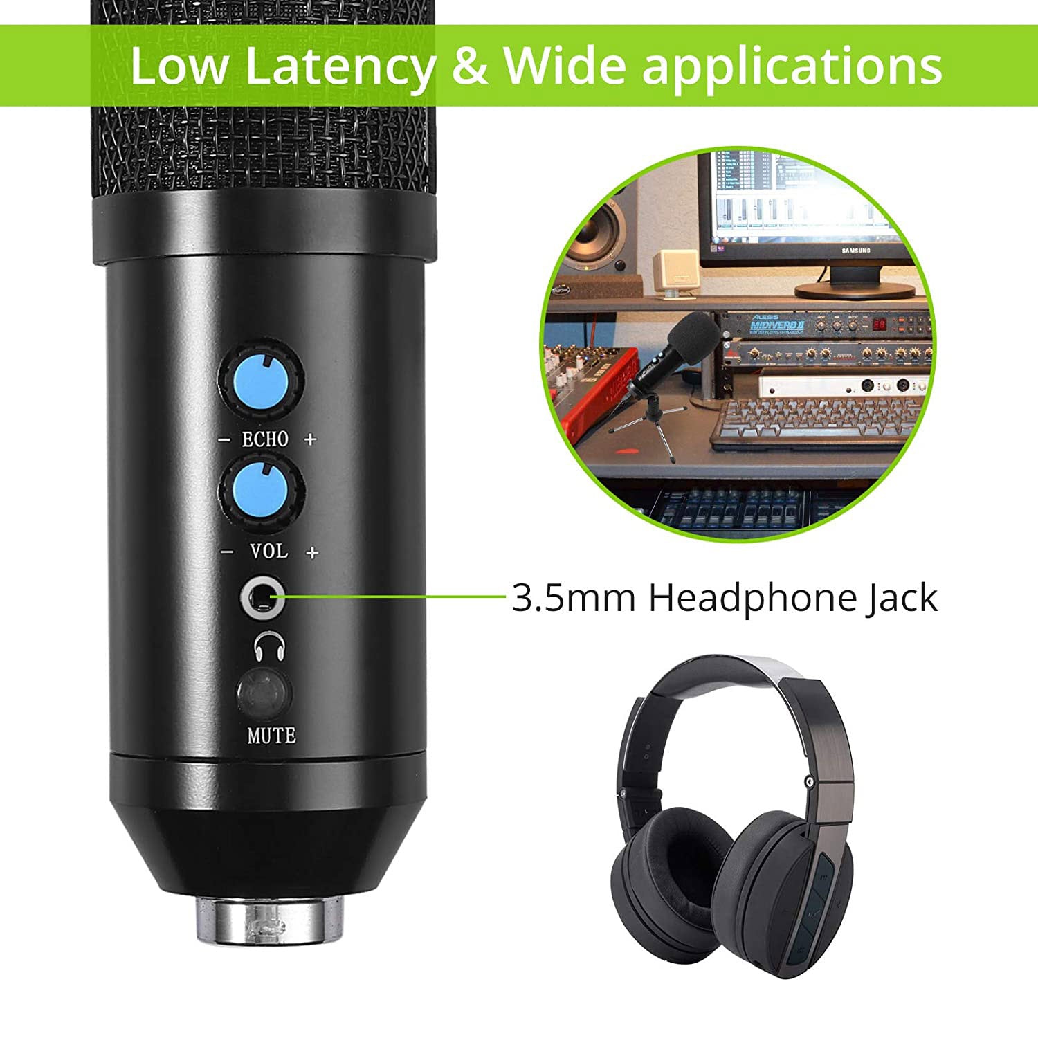 LiNKFOR USB Condenser Recording Microphone