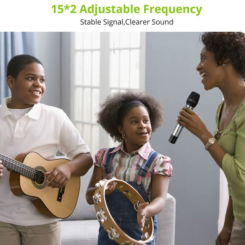 LiNKFOR UHF Wireless Handheld Microphone System, Bluetooth 5.0
