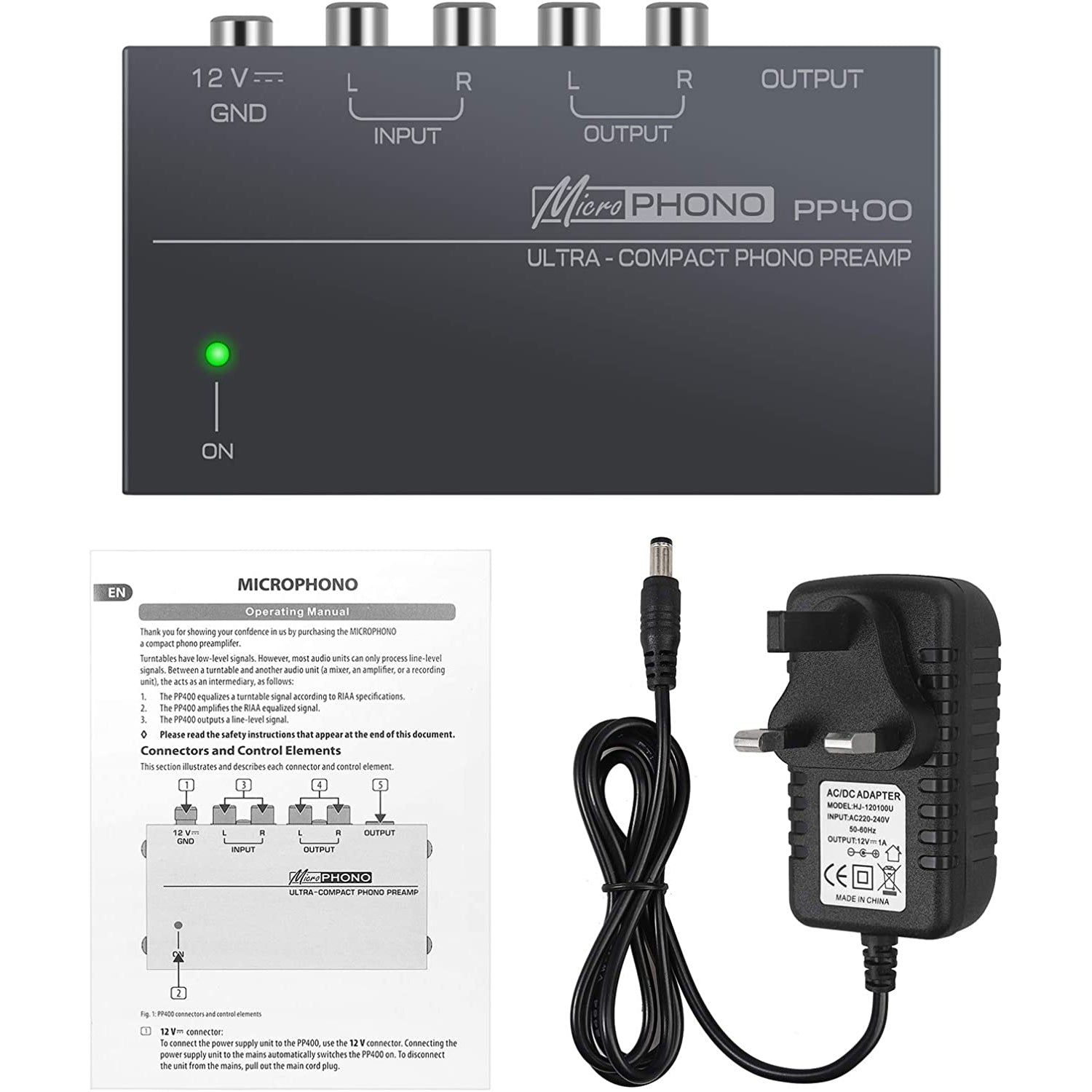 LiNKFOR Phono Preamplifier PP400 Phono Preamp Preamplifier