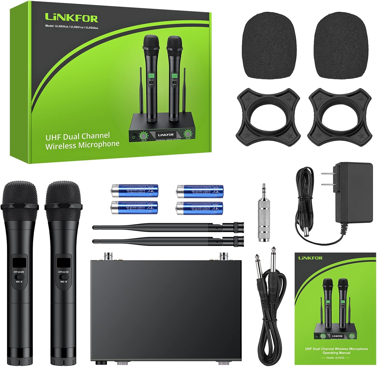 LiNKFOR UHF Wireless Microphone System