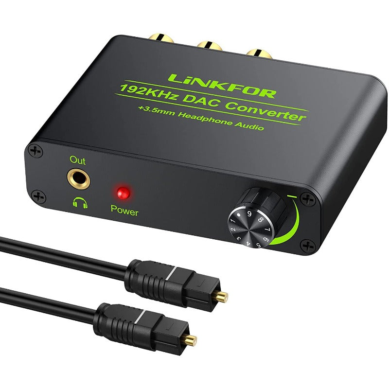 LiNKFOR 192kHz DAC Converter with Volume Control