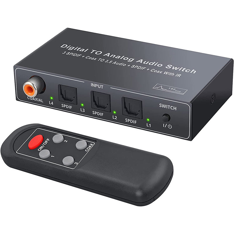 LiNKFOR 192Khz Digital to Analog Audio Converter