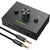 LiNKFOR 3.5mm Stereo Audio Switcher Support 1 In 2 Out or 2 In 1 Out