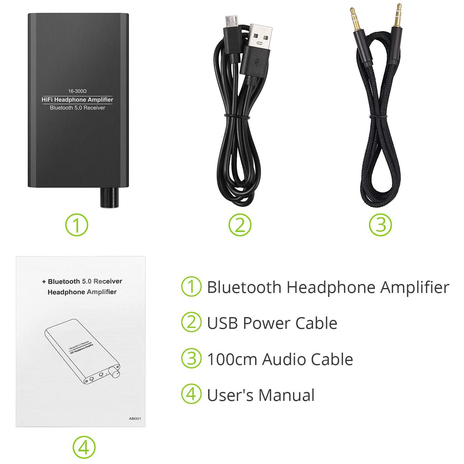 LiNKFOR HiFi Headphone Amplifier with Bluetooth 5.0