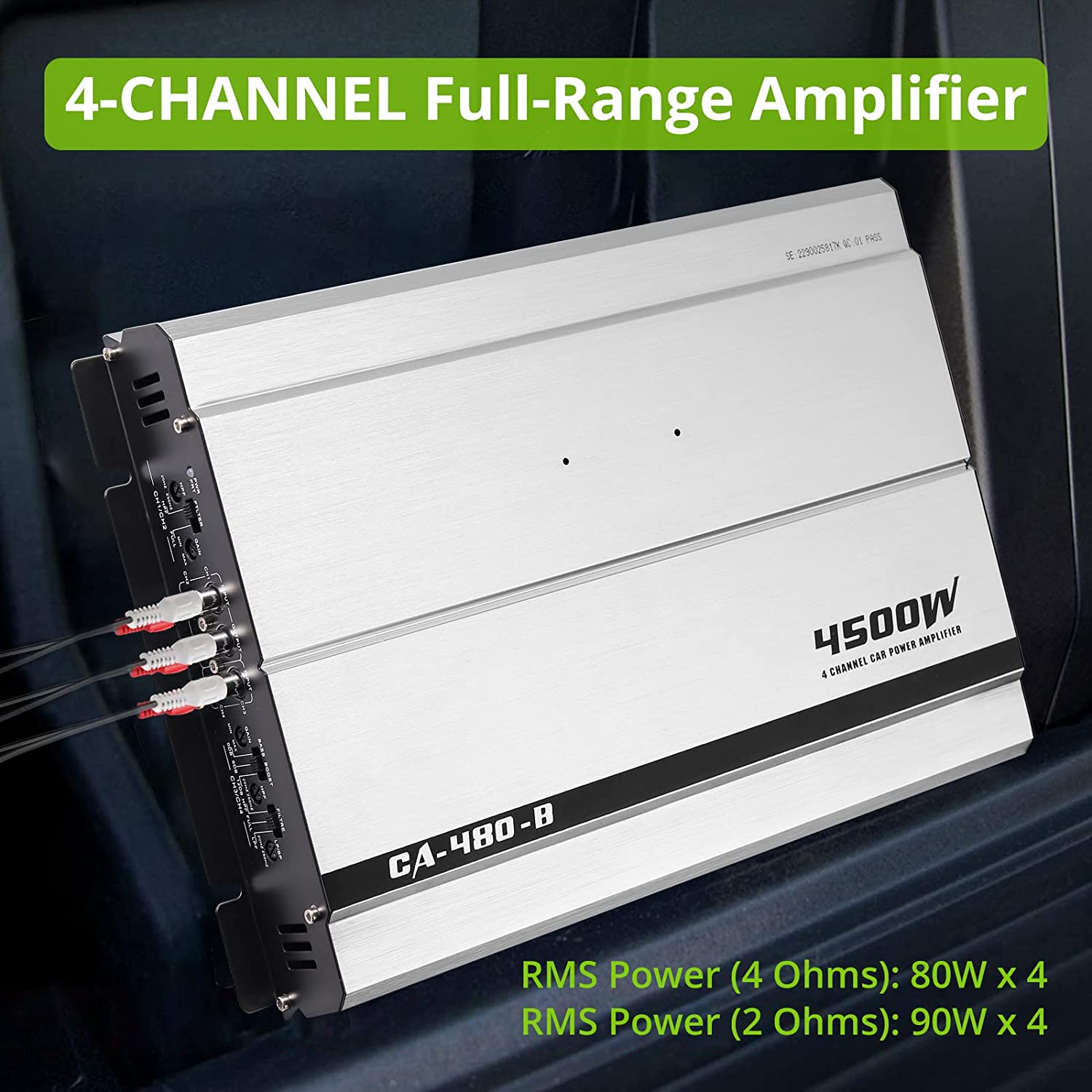 LiNKFOR 4 Channel Car Audio Amplifier
