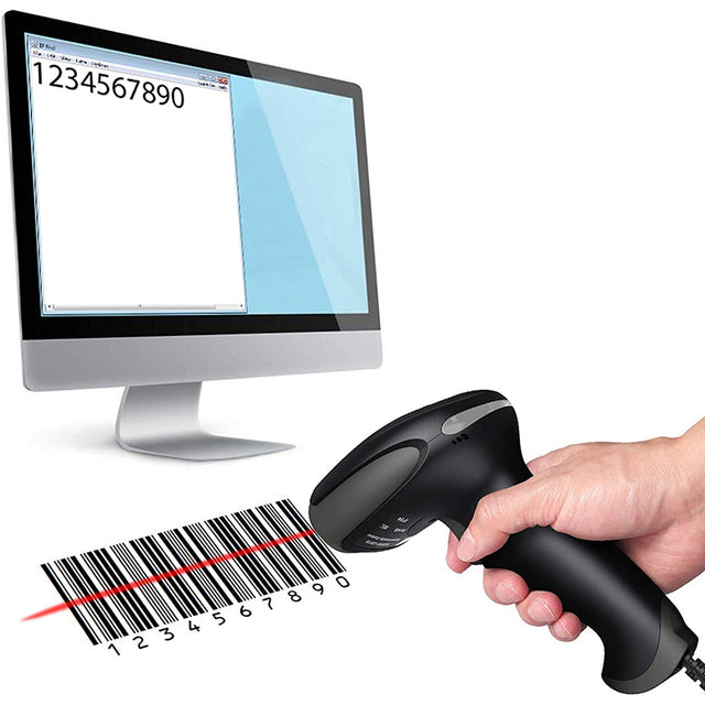 LiNKFOR USB Scanner Handheld Barcode Reader