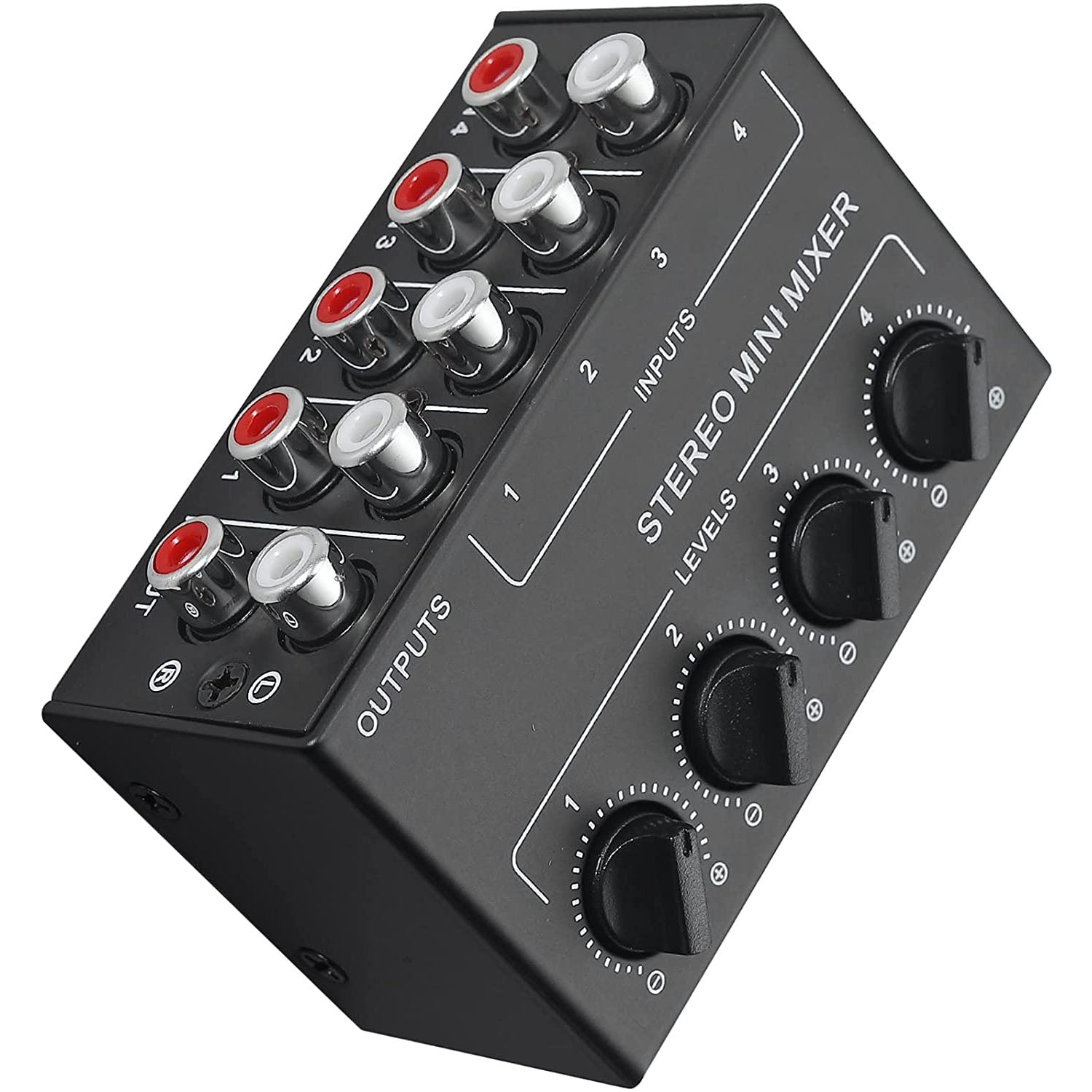 LiNKFOR 4 Channel Stereo Audio Mixer