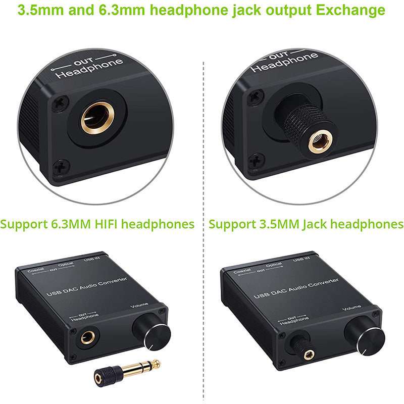 LiNKFOR USB DAC and Headphone Amplifier