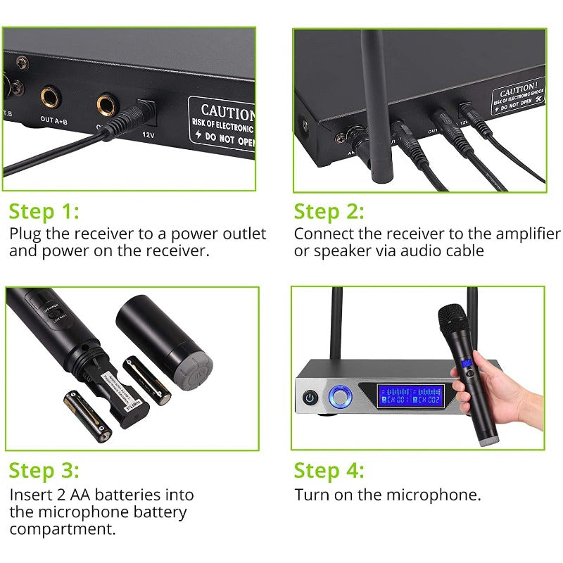 LiNKFOR UHF Wireless Microphone System